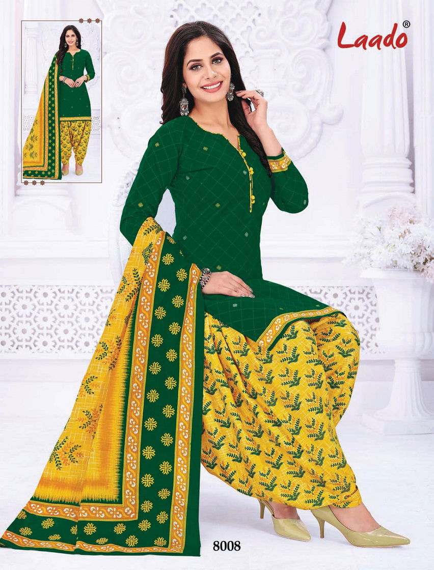 Laado Priti Patiyala 8 Ready Made Regular Wear Cotton Printed Dress Collection
